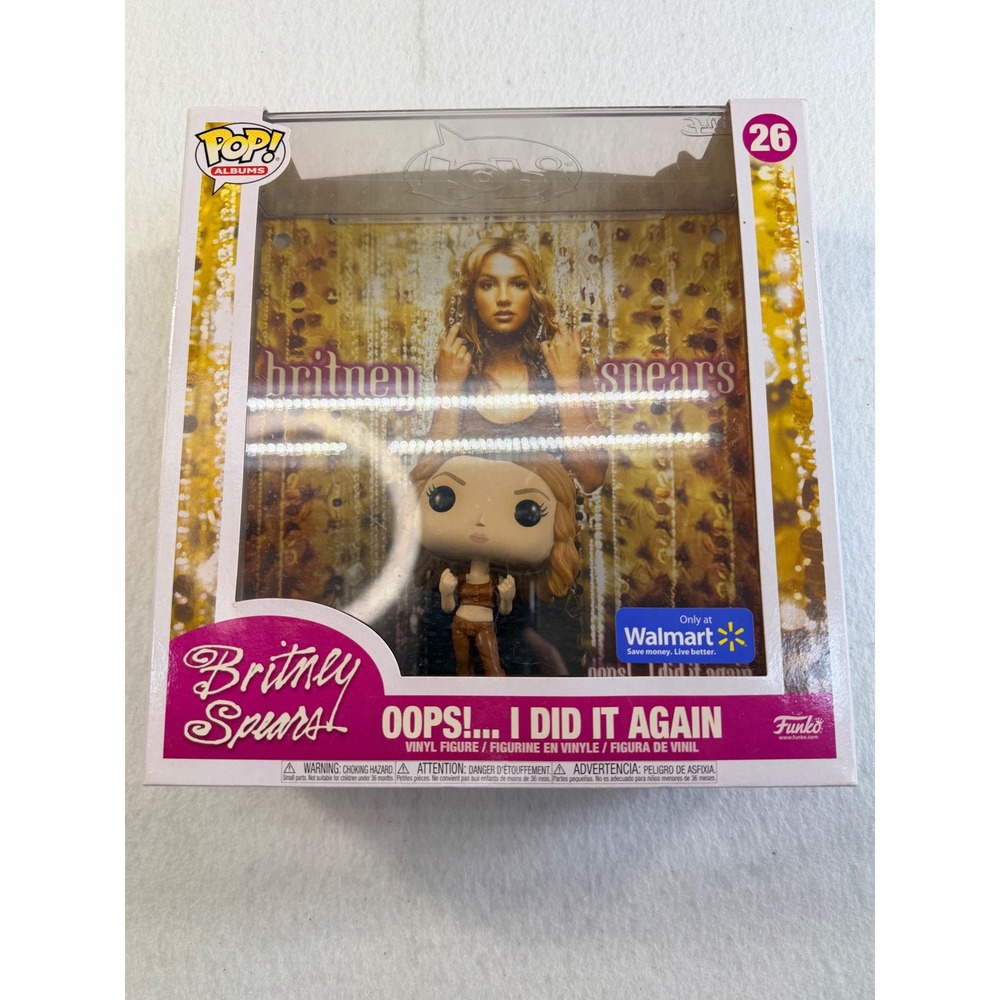 Funko Pop Albums Britney Spears Oops I Did It Again 26 Walmart Exclusive Vinyl